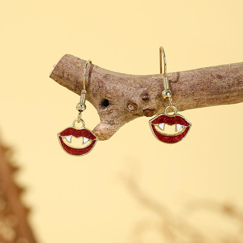 

Серьги на Хэллоуин Ужас Смешной Череп Паук Тыква Привидение Черная Кошка Серьги-пусеты на Хэллоуин Украшение Серьги