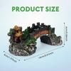 Aquariumdeko Kleine Bogenbrücke 14x5x6cm Falsche Felsbrücke Aquariumdekorationen Wassergras Landschaftshintergrund 1-2 Stück