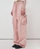 Nigaennikol Vintage Cargo String Wide Pants_Pink