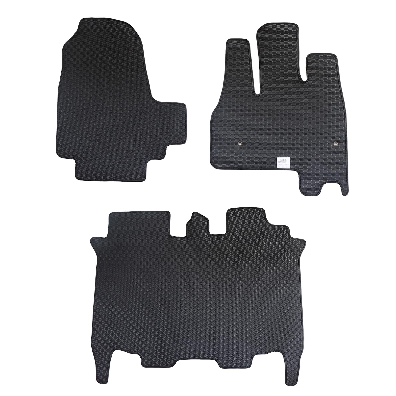 

ZeroCircle New Rubber Floor Mats for 1 Car of NBOX Custom NBOX Joy Waterproof All Season Mats Made in Japan N-BOX JF5/JF6 (Set 3)