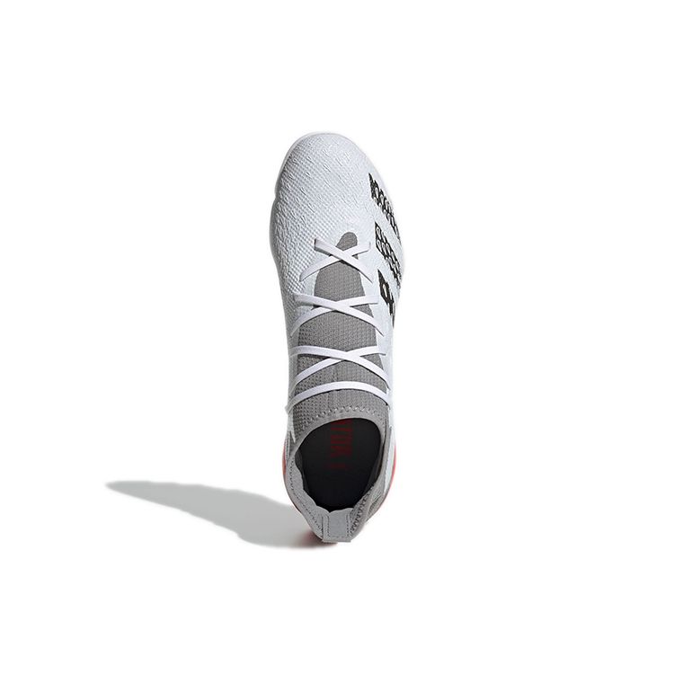 Adidas Predator Freak.3 TF White Solar Red Men Sneakers Cloud-White Iron-Metallic FY6309