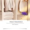 Flower Printed Dried Lavender Bud Home Fragrance Sachets - Drawer & Wardrobe Deodorizing Aromatherapy Bags for Fresh Scents