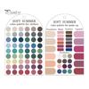 Pocket Color Analysis Card 2Pcs Summer Cards Set, Portable Seasonal Palette Set Card, Acrylic Personal Matching Guide for Outfits & Makeup