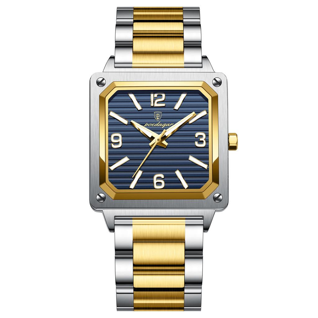 Swiss Mens Watch Waterproof Luminous Quartz With Classic Style For Business And Casual