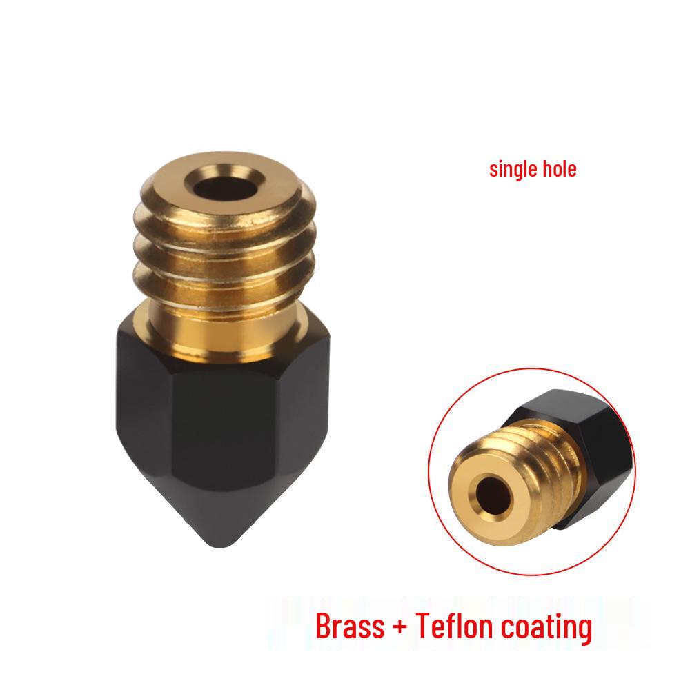 High-Flow MK8 Nozzle: 3D Printing Brass & Titanium Alloy, Hardened Steel, 1.75mm Print Head Accessory.