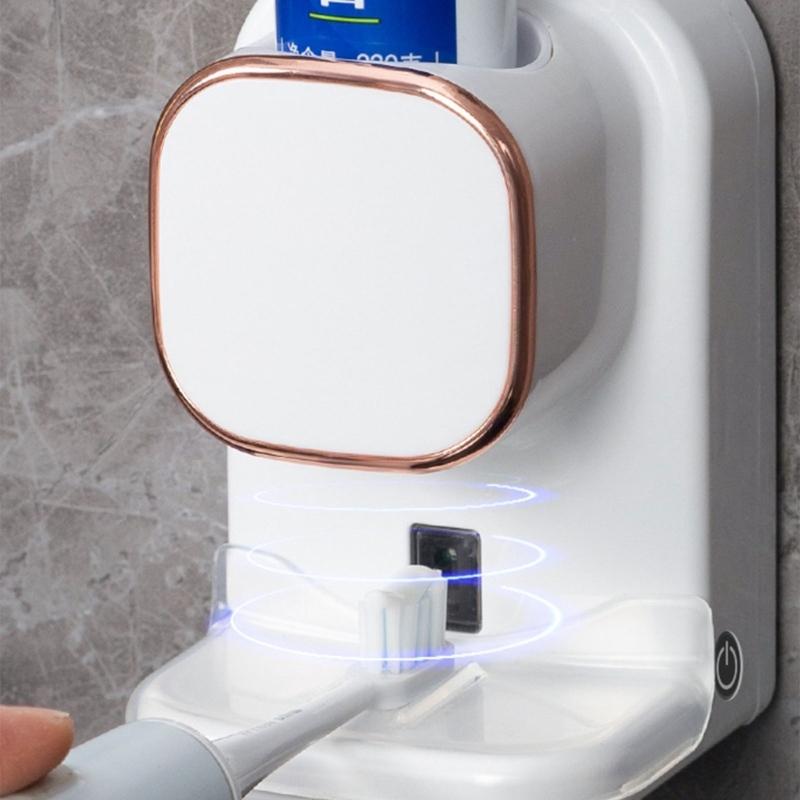 Convenient Toothpaste Squeezer Automatic Dispenser for Bathroom 3 Adjustable Modes Easy To Install