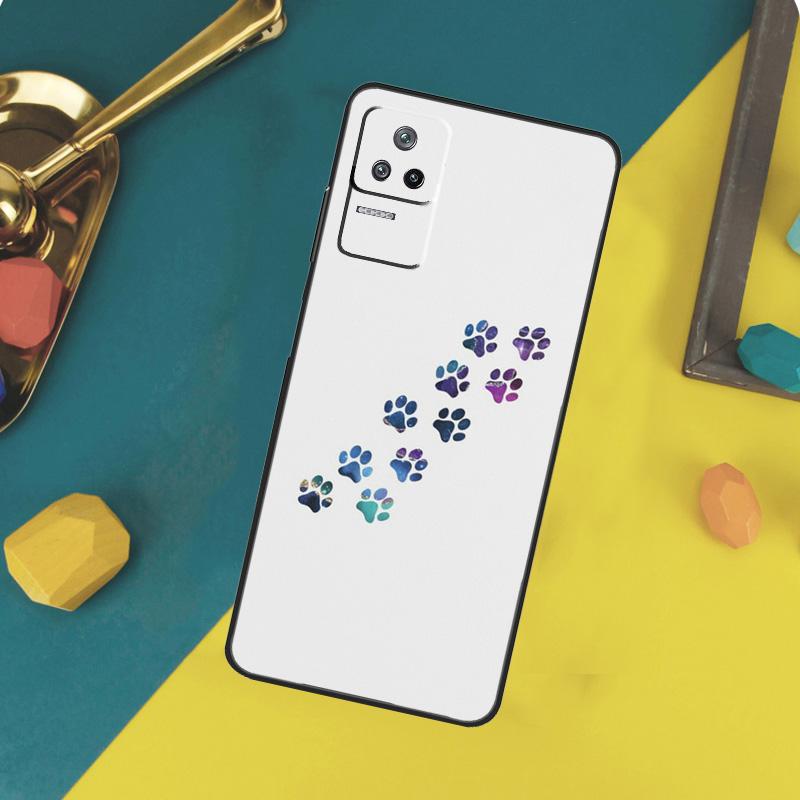 

Чехол со следом лапы собаки, цветным узором, для Xiaomi 13T 11T 12T 14T Pro 13 14 15 Ultra POCO X7 Pro X3 X5 X6 F5 F6 M6 Pro Funda Xiaomi 14T Pro