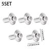 Motorrad Aluminiumlegierung Schraubclip 6mm Spreizclip Dekorative Karosseriemodifikation und Ersatzclip Schraubmuttern