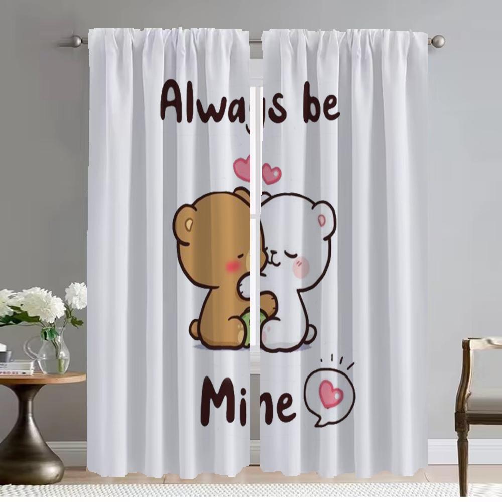 

Украшение на Хэллоуин BUBU DUDU затемняющие шторы для камеры элегантные шторы для комнаты 2 шт. оттенки разделительные оконные шторы для детей W50xH70cmx2pcs-CL