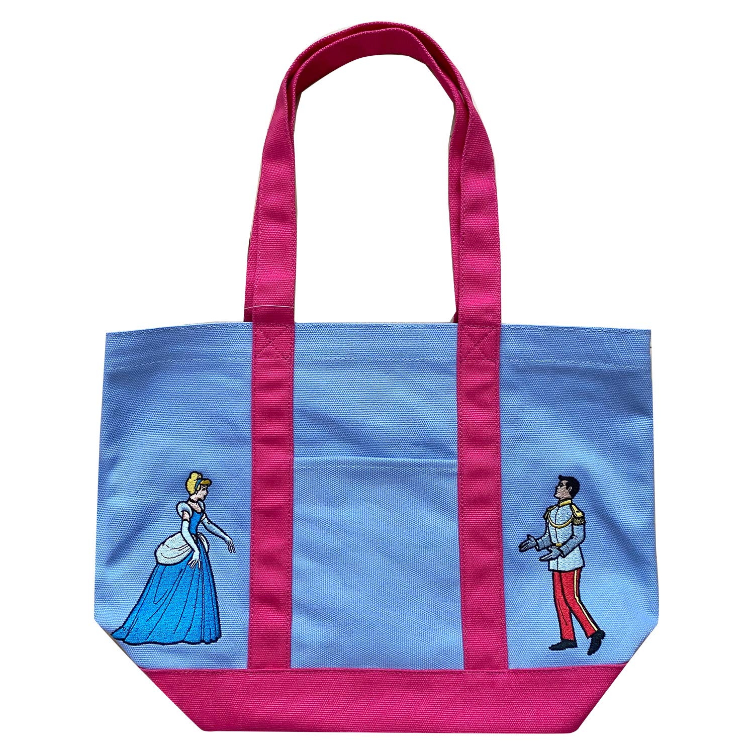 

Disney Nostalgica Embroidered Tote Bag Cinderella APDS5917N Blue