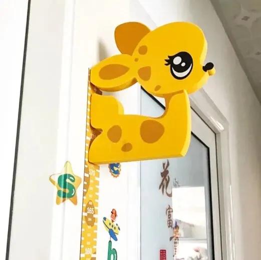 

Movable 3D Cartoon Height Ruler - Children s Baby Wall Decoration Stickers, Height Measurement Wall Decor