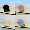 Classic Cotton Baseball Cap With Embroidery Adjustable Wide Brim Sun Hat For Spring And Fall