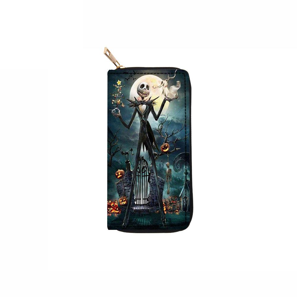 

Кошелек-клатч на молнии с длинным черепом, Рождественская ночь ужасов