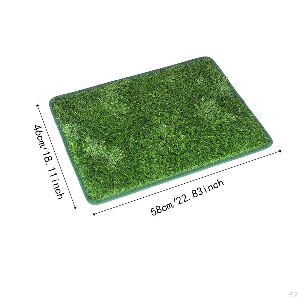 Artificial Grass Dog Mat, High Absorbent Door Decorative Washable Soft Mat.