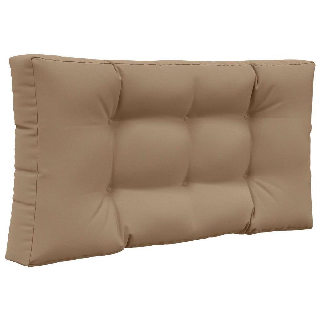 Outdoor Sofa Cushions 2 Pcs Taupe Polyester