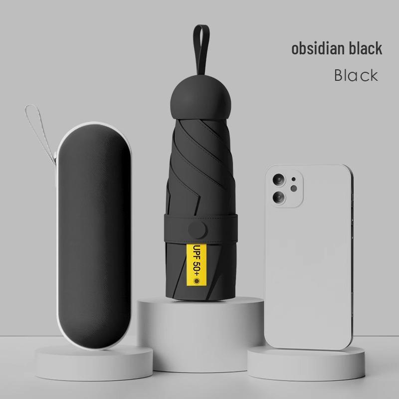 "Portable Capsule Umbrella: Compact, High-End Sunshade & Rain Protection"