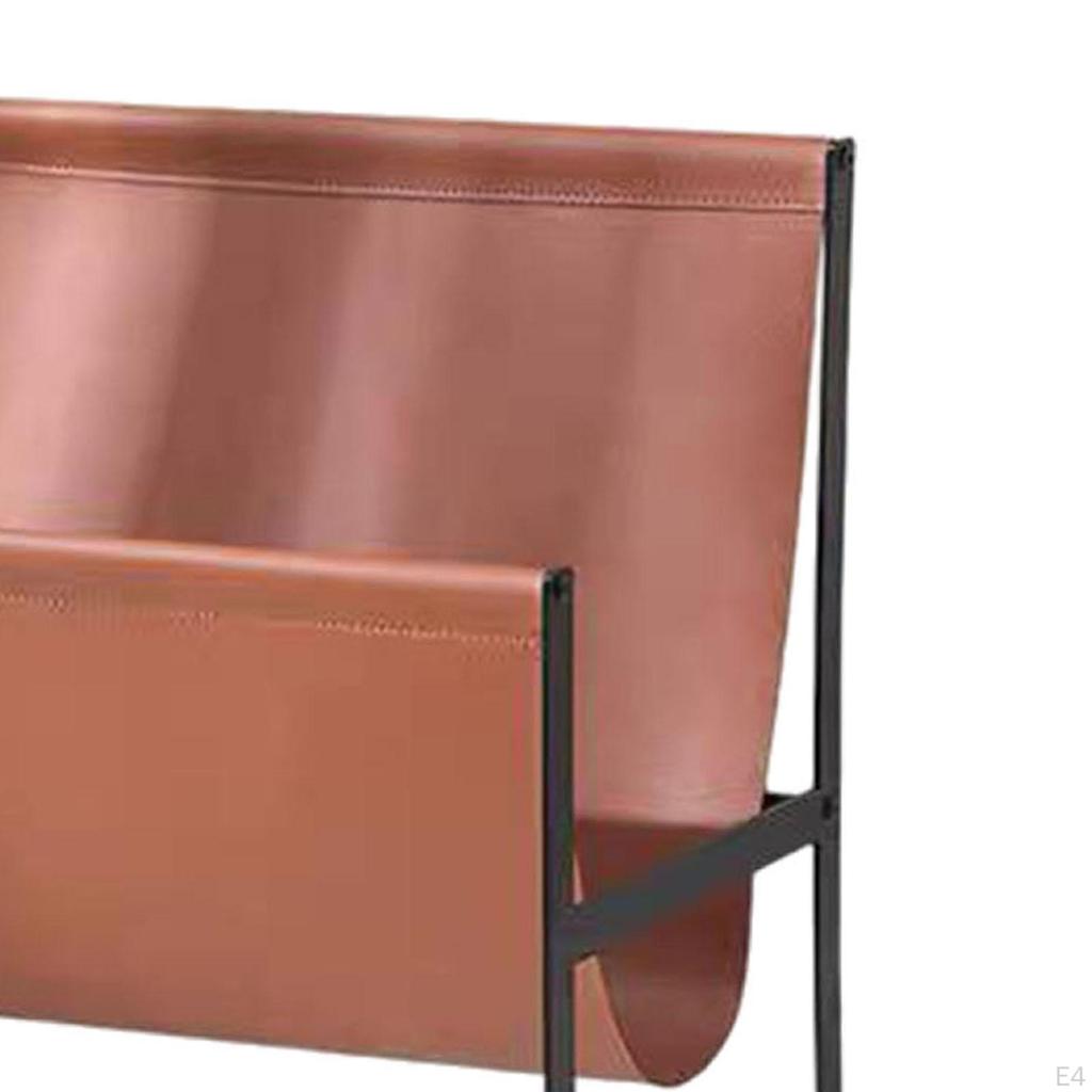 Desktop Magazine Holder Rack Artwork Vinyl Records Multifunctional Standing Metal Frame