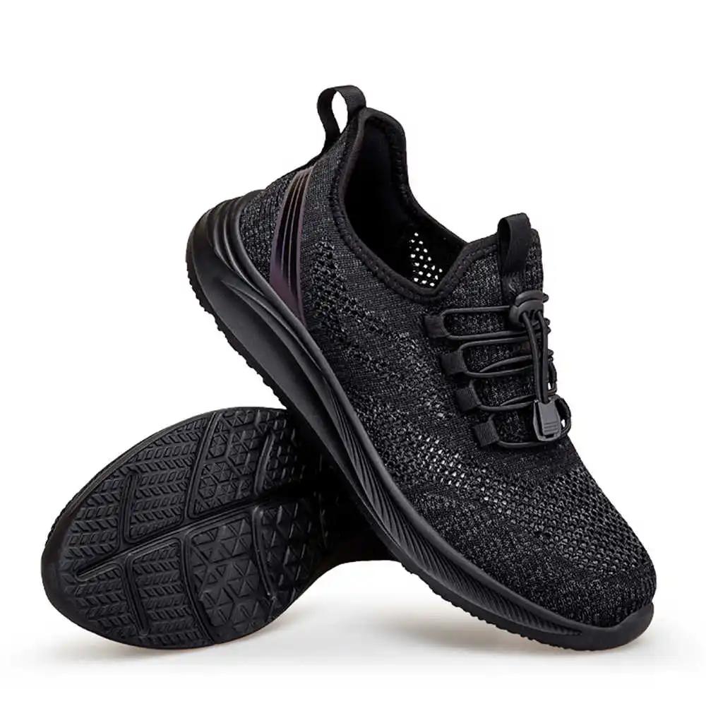 Anti-skid Ventilation Men's Shoes Sneakers Black Woven Shoes Men Running Tenis 48 Sport Vzuttya Special Offers Tenisky