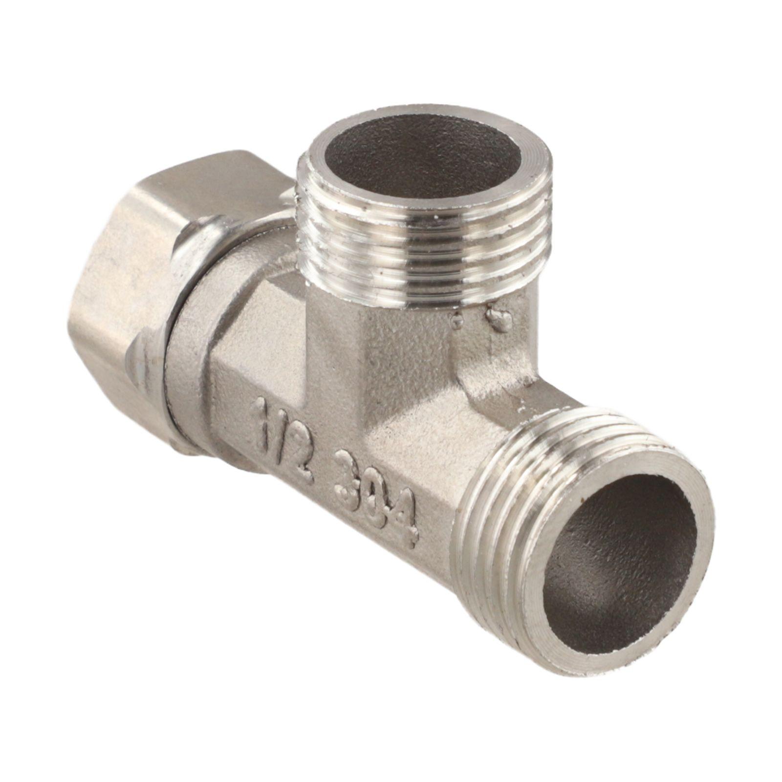 

Toilet Diverter Valve Copper T Adapter G1/2 T-Valve For Bath Bidet Sprayer Shower Fitting 4 Points Copper Three-way Water Pipe China Mainland