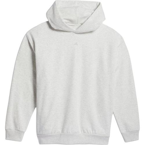 Adidas Basketball Hoodie Unisex Light Gray IZ4912