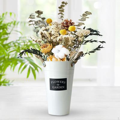 Farmhouse Flower Planter Floral Container Multipurpose Pastoral Pot Bucket for Wedding