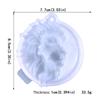 DIY Semi-stereoscopic Lionhead Keychain Silicone Epoxy Mold DIY Ornaments Pendant Crafting Mould for Valentines Gift