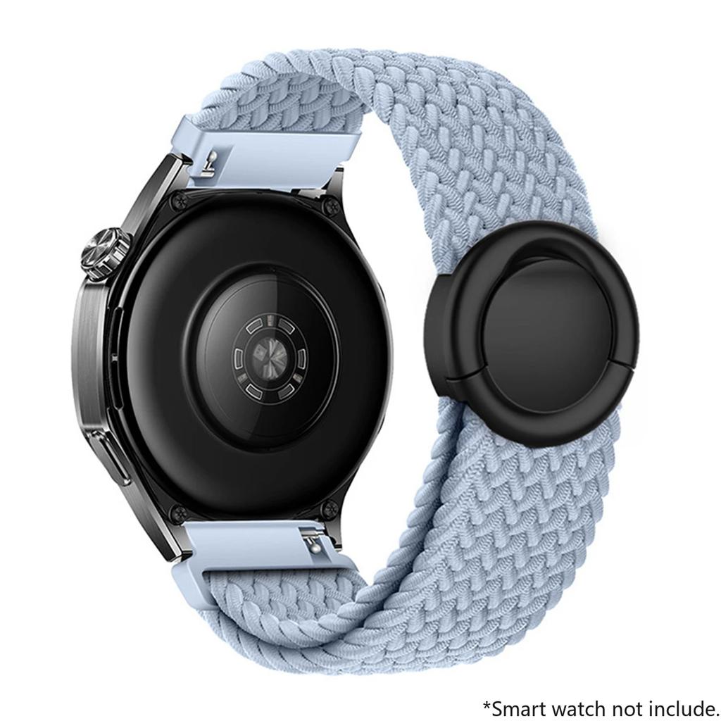 18mm 20mm 22mm Pasek pętla z plecionego nylonu do Huawei Watch GT5/GT4 Pro Klamra spadochronowa Wygodny pasek do Samsung Watch 7 6 5 4