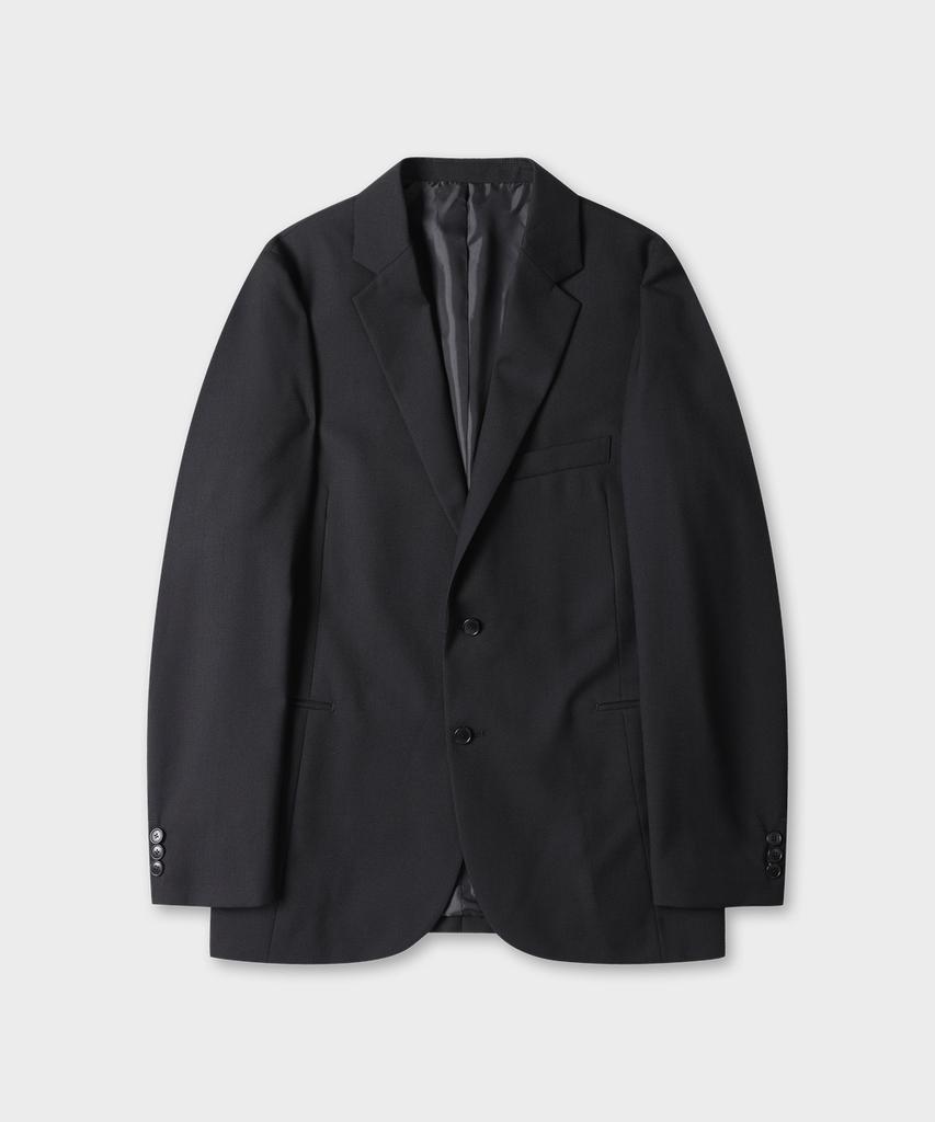 TAILDERN Caine Wool Tailored Jacket Black