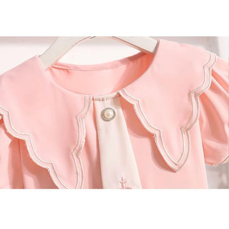 Girls' Dresses, Summer Dresses, Lapels, Western Style, Big Children's Skirts, Children's Summer Dresses, Princess Skirts, Summer
