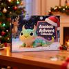 Axolotl Advent Calendar Countdown Box with 2025 24 Day Christmas Acrylic Ornaments Cute Salamander