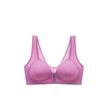 Front Buckle Wireless Bra for Middle-Aged & Elderly - Thin Style, Full Coverage, Enhancing Back Support