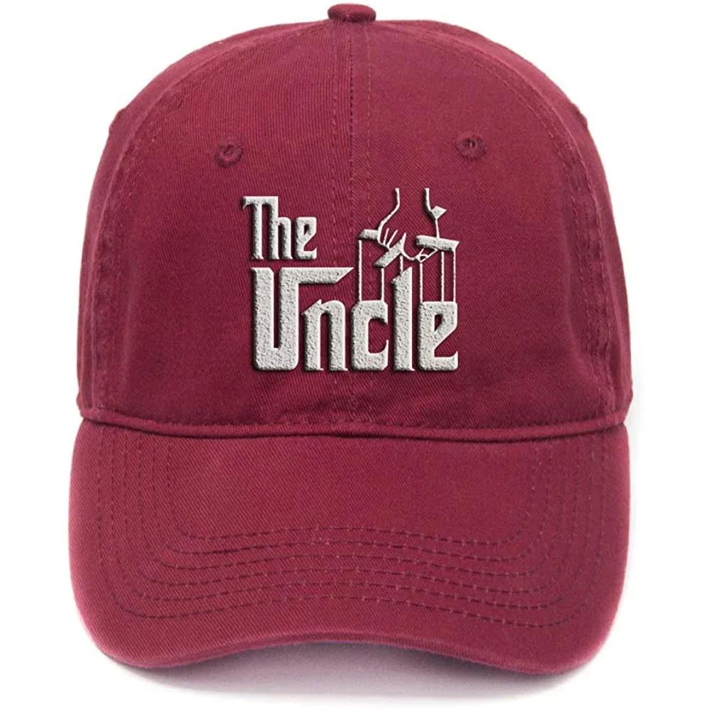

Lyprerazy The Uncle Washed Cotton Adjustable Unisex Women Unisex Hip Hop Cool Flock Printing Baseball Cap
