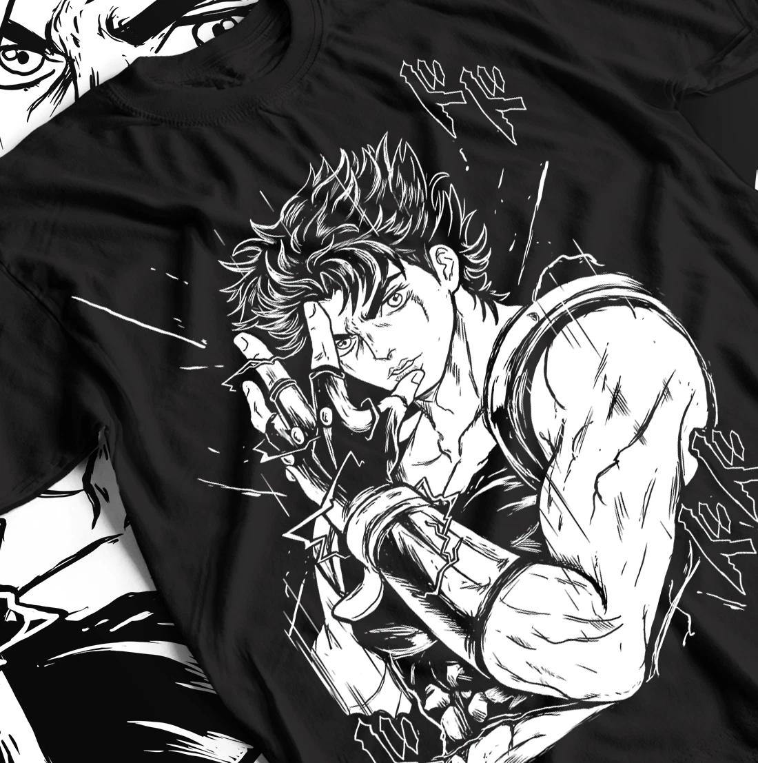 JoJo s Bizarre Adventure T-shirt, Jonathan Joestar Giorno Giovanna, Anime Manga. S