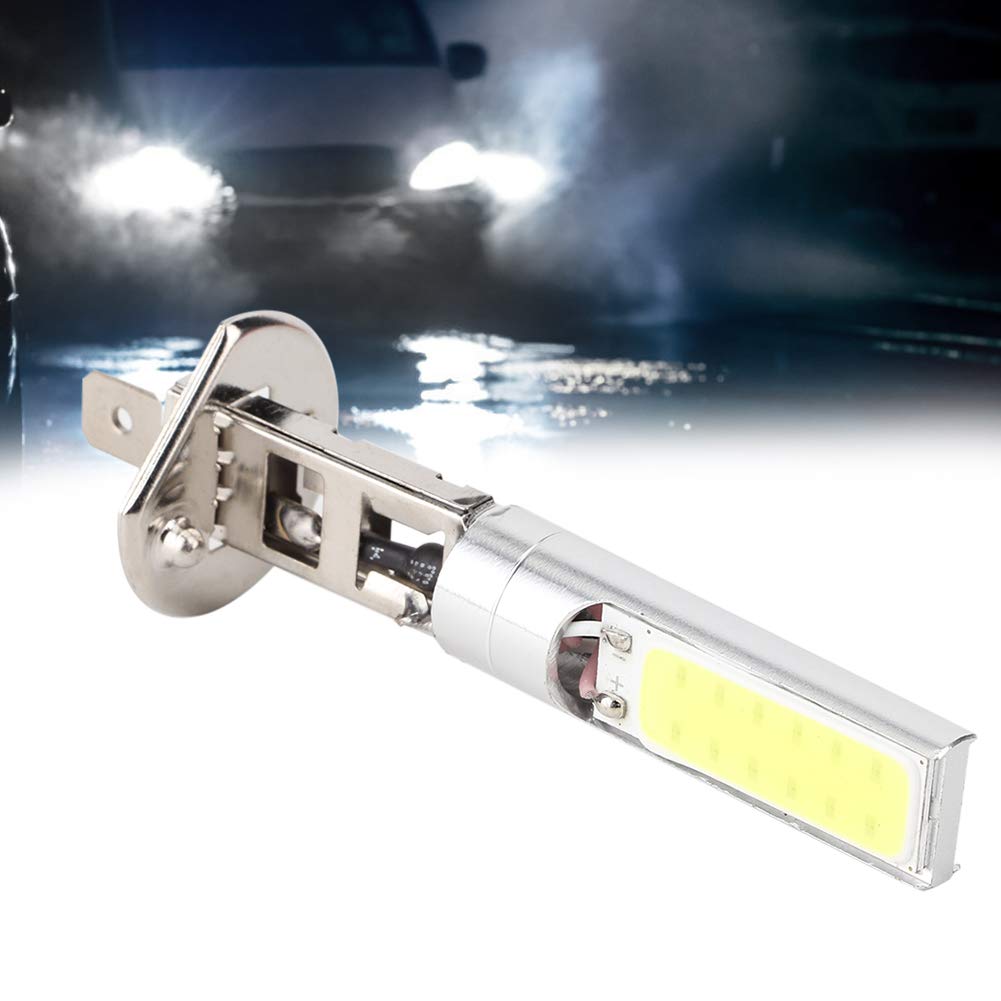 Elerose LED Headlight Bulb, 12V 7.5W H1 LED Light 6000K