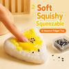 Cute Egg Yolk Rice Ball Fidget Toy Mushy Stretch Squeeze Stress Relief Portable Decompression Toy Gift For Students Office Daily