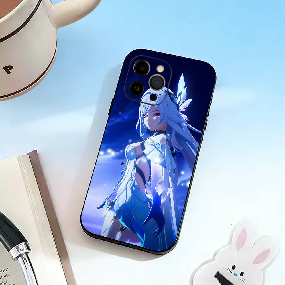 Skirk G-Genshin Impact Etui na Telefon Silikonowe Miękkie Dla IPhone 17 16 15 14 13 12 11 X XR Plus Pro Max Plus