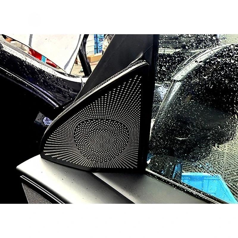 Car Door Horn Cover for Tesla Model Y Juniper 2025 Protective Cover Rear Trunk Speaker Sound Frame Audio Panel Car Accessories