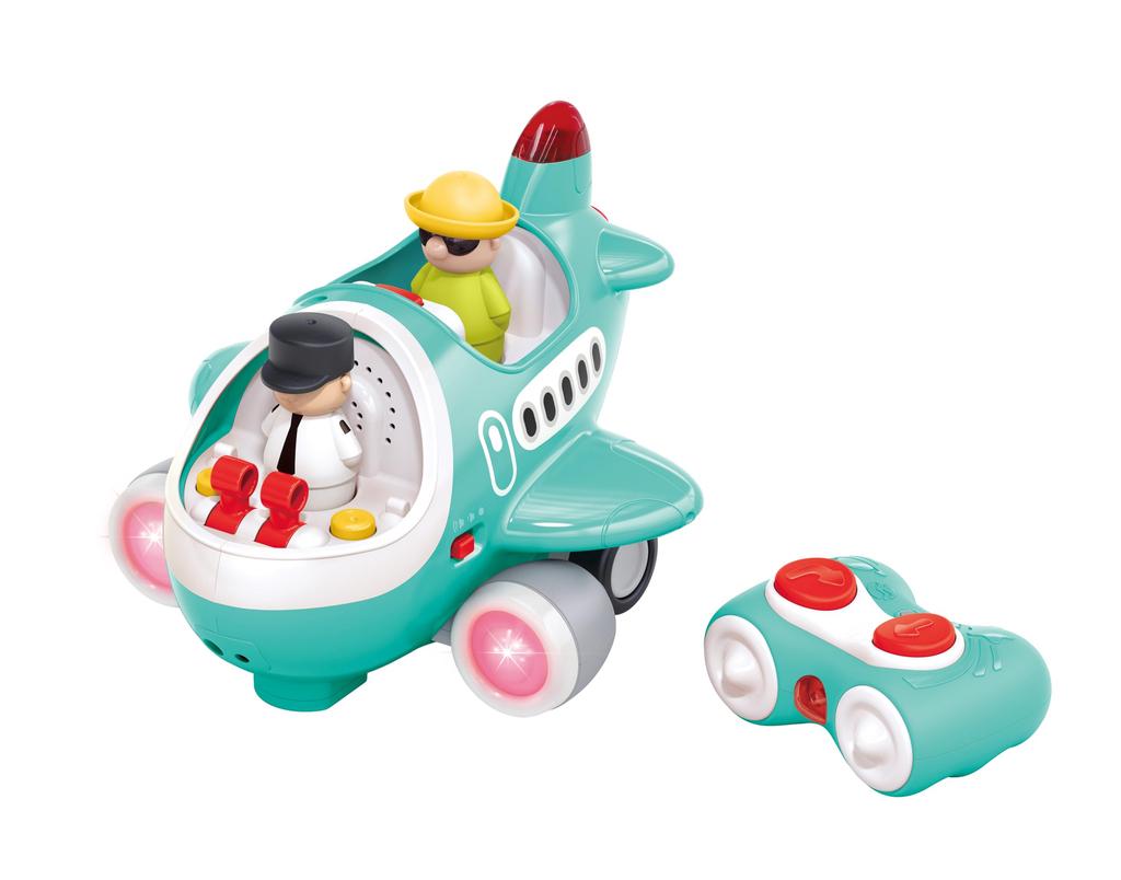 Hola Toys - Lots of Sounds Controllable Airplane - For Ages 18 Months and Up - TYHOLHE999500