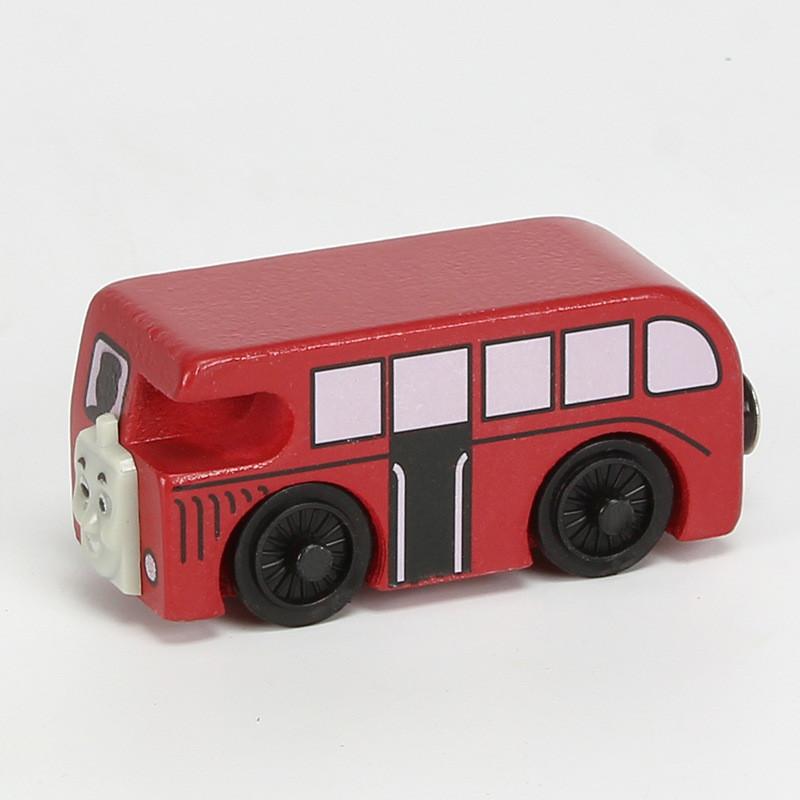 Красочный деревянный магнитный набор поездов для детей с интерактивными функциями «толкай-тяни» Style 18