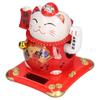 6in Fortune Cat Ceramic Waving Lucky Cat Ornament Home Decoration for Bedroom Car OfficeType 1