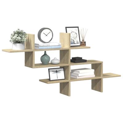 Vidaxl Wall Shelf, Sonoma Oak, 124.5X18X60.5 Cm