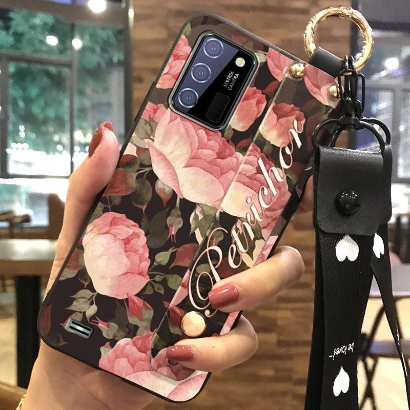 Водонепроницаемый ремешок на запястье Чехол для телефона для Oukitel C25 Подставка Шнурок Грязеотталкивающая Задняя крышка с кольцом Защитный Противоударный