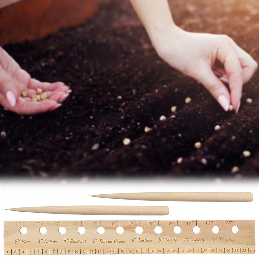 

Seeding Ruler With Dibber Practical Functional Garden Tool For Gardening China Mainland