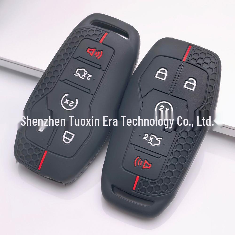 Cross Ford Key Bag: Silicone Cover for Mondeo, Edge, Taurus, Lincoln, Mustang, Navigator