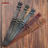 Handgemaakte Olie Was Koeienhuid Horlogeband 18mm 20mm 22mm Vintage Echt Leer Horlogeband voor Mannen Vrouwen Metalen Ring Gesp Armband