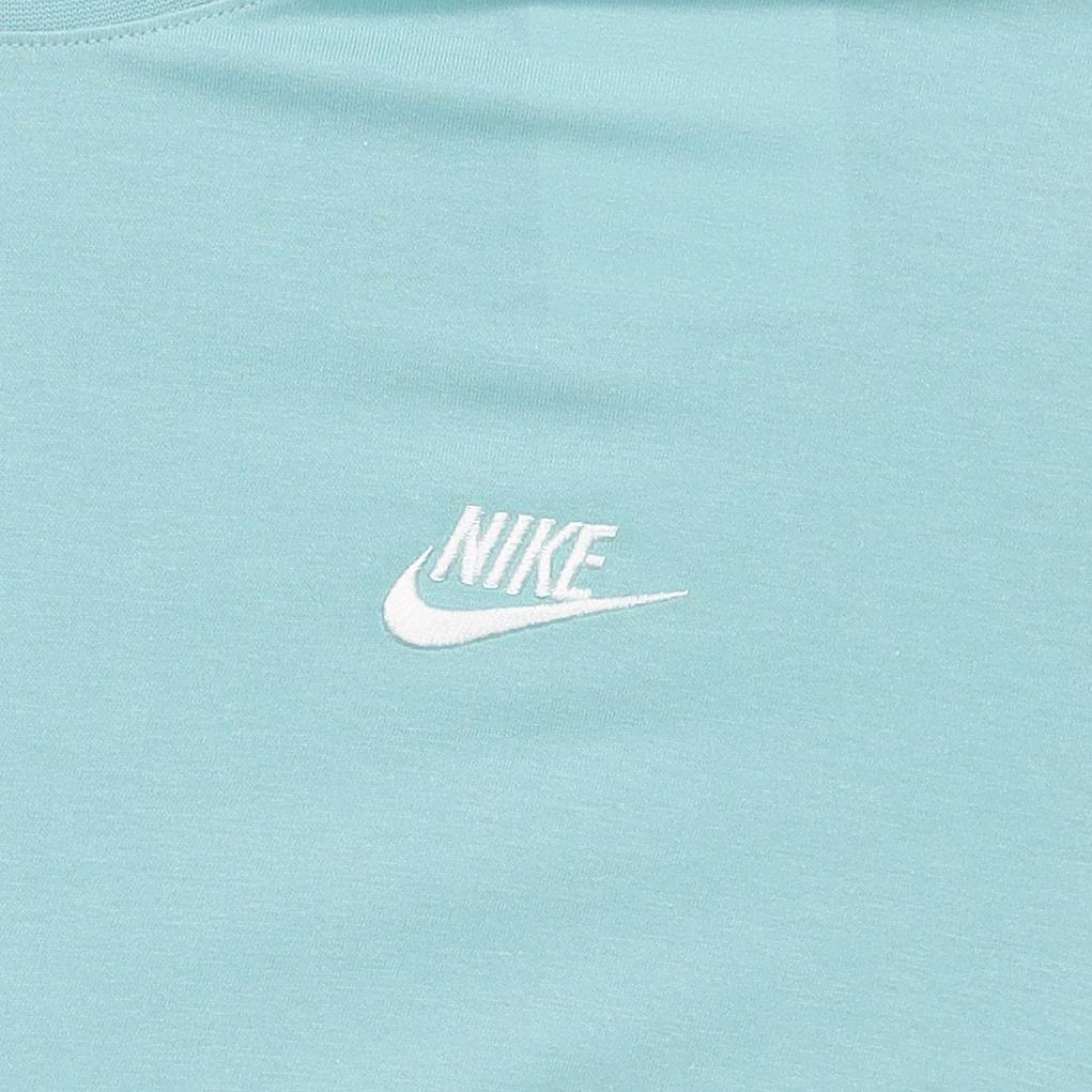 Nike Sportswear Club Embroidered Logo Crew Neck Print Short Sleeve T-Shirt Men Tops Mineral AR4999-310