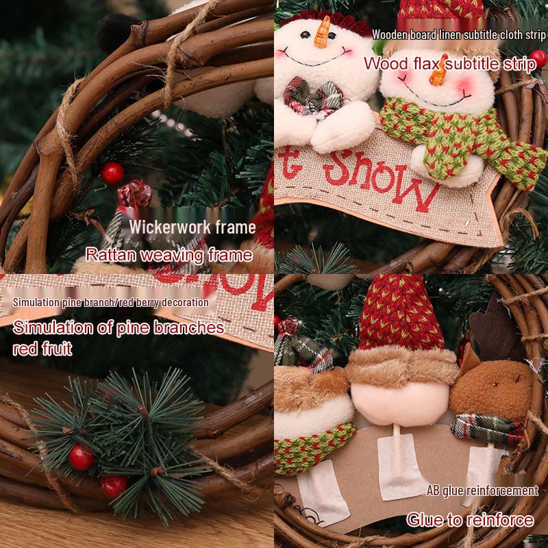 Creative Cartoon Snowman Christmas Ornament for Kids - Small Tree Pendant