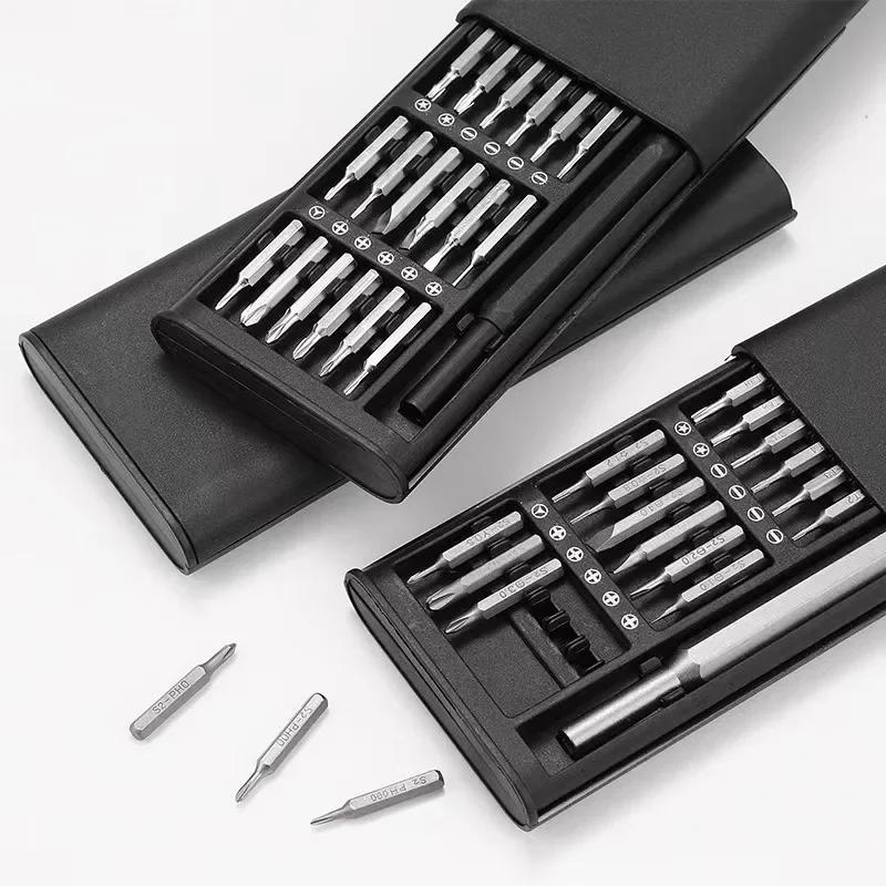 24 In 1 Precision Screwdriver Set for iPhone Camera Glasses Watch Repair with Flat Hex Phillips Torx Heads