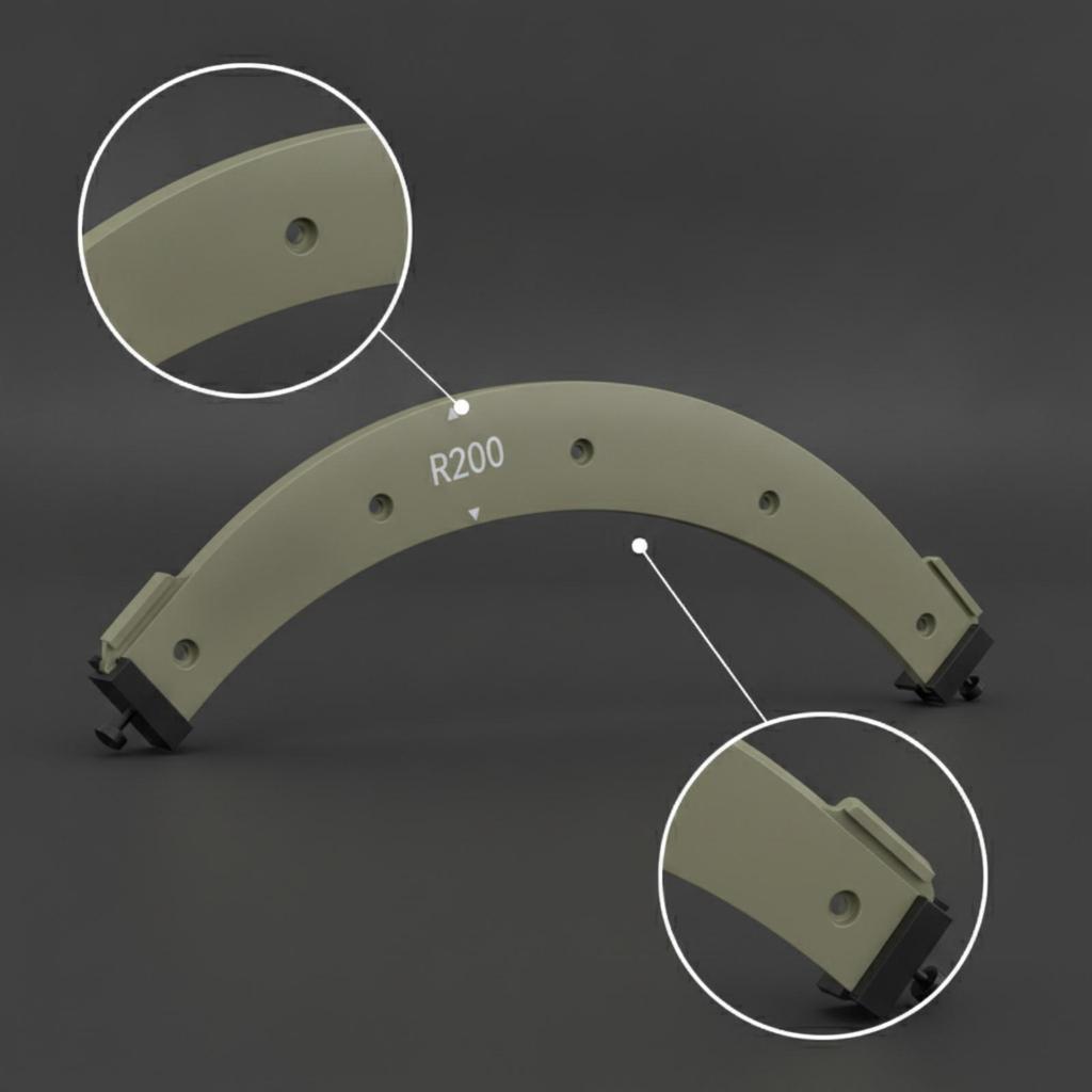 Woodworking Curved Template Tool Heavy-Duty for Cabinet Makers