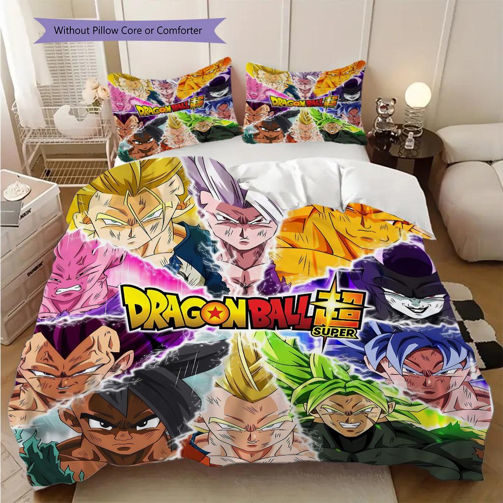Dragon Ball Soft and Comfortable Duvet Cover, Children's Bedding Set Gift, Extra Large Size, Various Sizes Available -LXR12